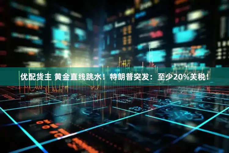 优配货主 黄金直线跳水！特朗普突发：至少20%关税！
